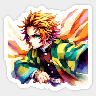 Zenitsu Agatsuma (Demon Slayer- Kimetsu No Yaiba) Sticker